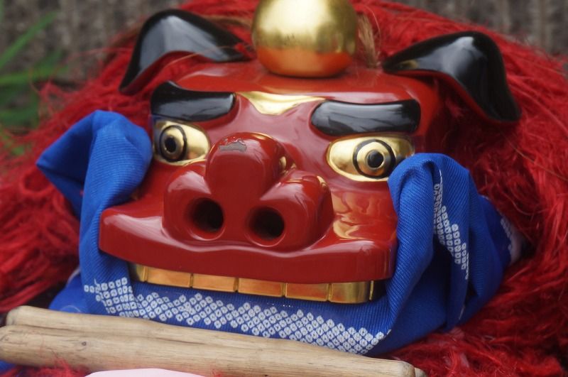 大島の獅子舞 相模原市諏訪神社 : 仮面の祝祭～神楽・獅子舞、仮面芸能