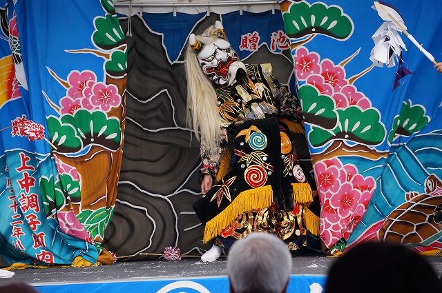 芸北神楽 「土蜘蛛」上中調子神楽団 : 仮面の祝祭~神楽・獅子舞 芸北神楽 「土蜘蛛」上中調子神楽団 : 仮面の祝祭~神楽・獅子舞