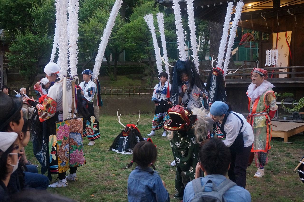 東京鹿踊り 舞川鹿踊り 仮面の祝祭 神楽 獅子舞 仮面芸能見聞録