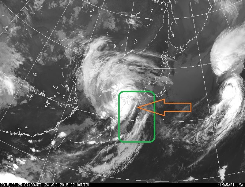 15年08月 最大瞬間風速からの地震予知 Saruwatari 15年08月 最大瞬間風速からの地震予知 Saruwatari