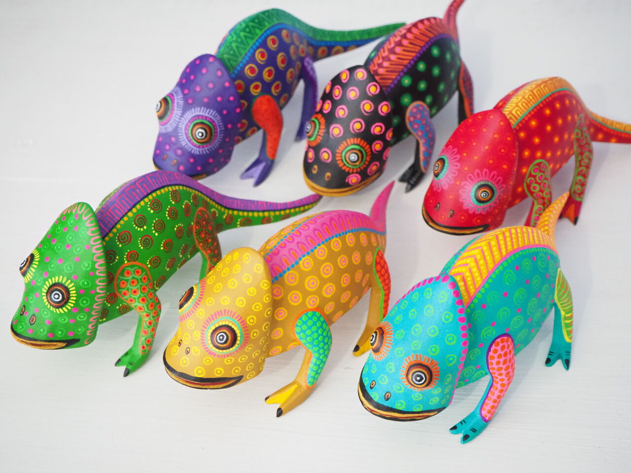 アレブリヘス 魚 メキシコの伝統工芸品 メキシコの民芸品 青虫の