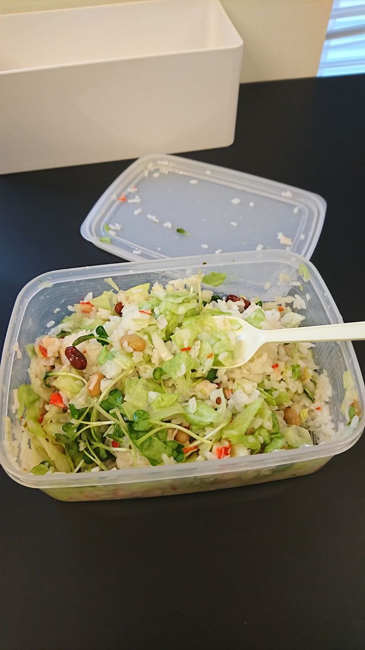 ライスサラダ弁当です ささのはぱんだの将来不安ブログ ライスサラダ弁当です ささのはぱんだの将来不安ブログ