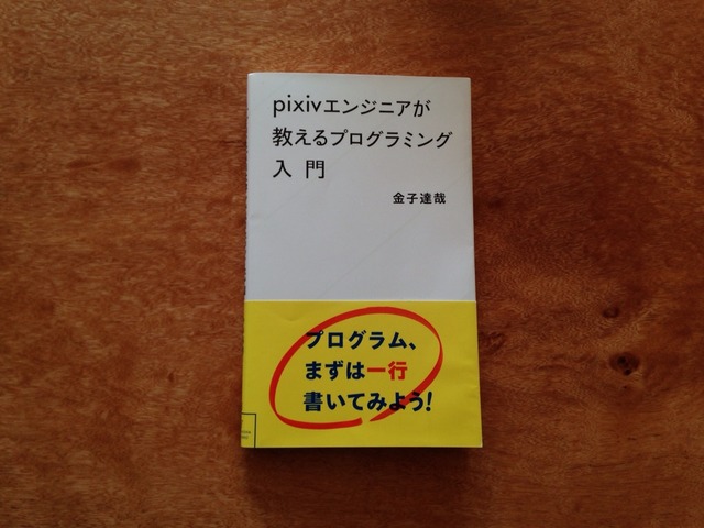 94冊目 「pixivエンジニアが教えるプログミング入門」 金子達哉