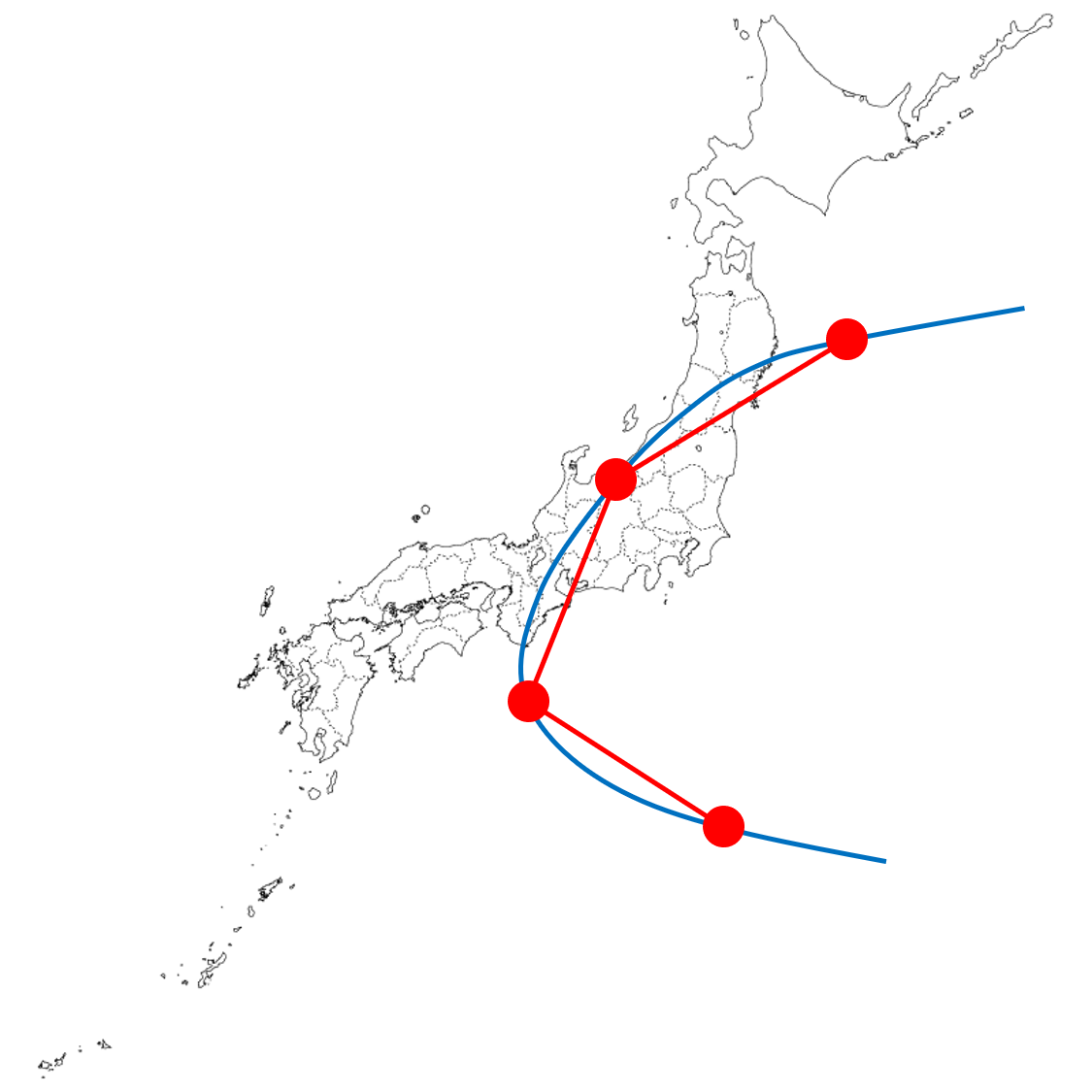 台風の進路予報のよくある誤解 中心線に惑わされるな Imagine The Weather 台風の進路予報のよくある誤解 中心線に惑わされるな Imagine The Weather