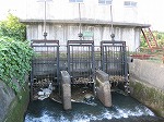 山田川サイフォンの取水口