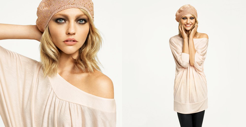sasha pivovarova magazine : H&M - Fall 2009