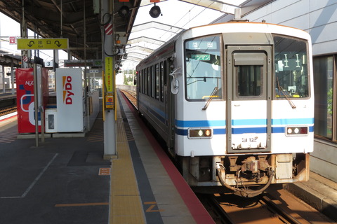 出雲市駅で 元三江線のキハ120形を撮る (2022年8月)