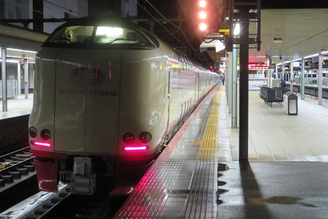 姫路駅で寝台特急 「サンライズ瀬戸・出雲」 東京行きを撮る （2022年9月、10月）