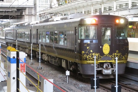 大阪駅で 当駅止の観光列車 「はなあかり」 を撮る (2025年6月・7月)