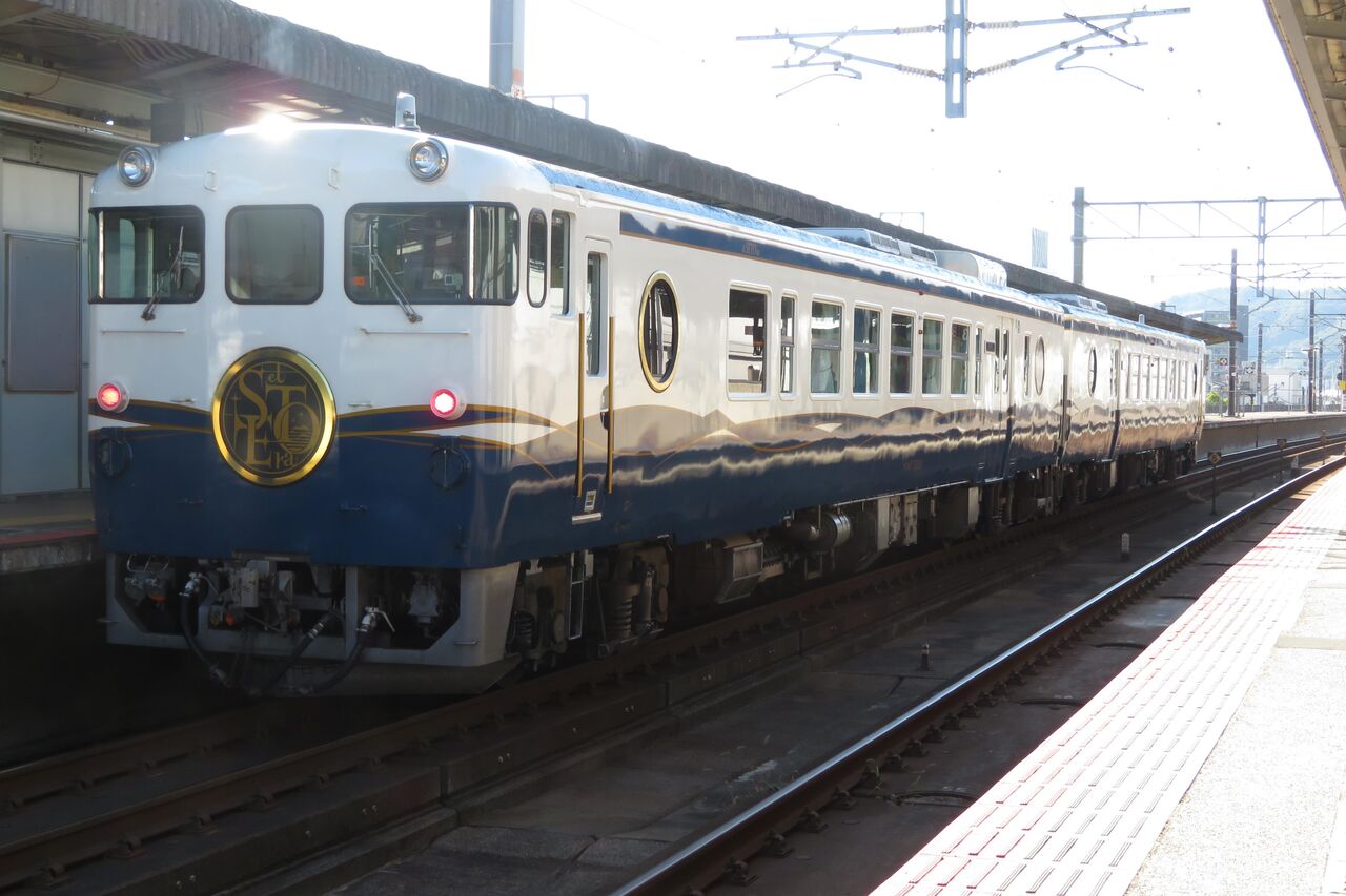 運行経路変更】 三原駅で観光列車 「etSETOra」 呉線経由 広島行きを