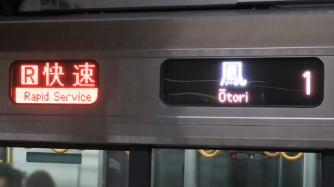 【1日に1本だけ】 大阪駅で 快速 「鳳行き」 を撮る （発車標＆車両） 【2026年5月】