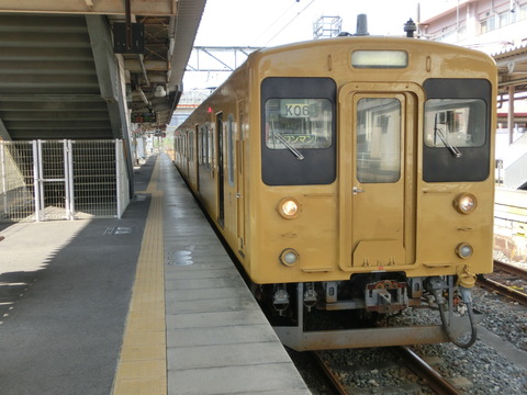 【呉線】 広駅で 「安芸川尻行き」 を撮る（西日本豪雨に伴うレアな行き先） 【2018年10月】