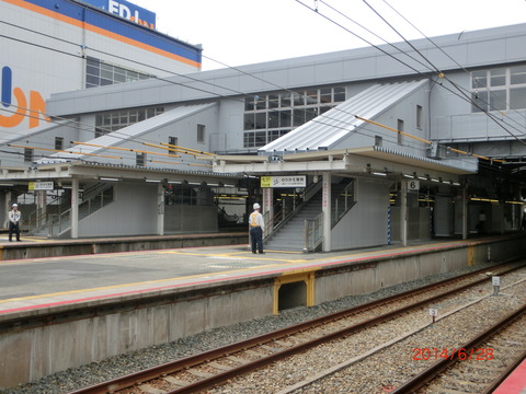 JR尼崎駅の 「のりかえ専用通路」 が使用開始！！！【ホーム編】