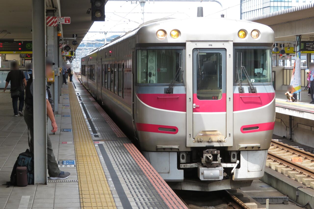 消える行き先】 姫路駅で特急はまかぜ 「浜坂行き」 を撮る （車両