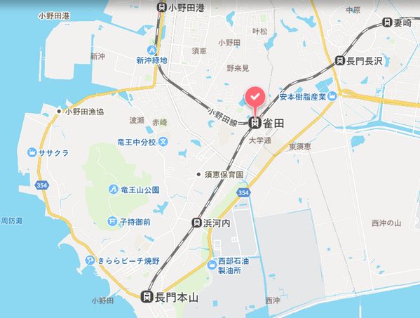 雀田駅 地図