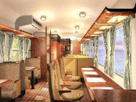 呉線・山陽線の新たな観光列車(内観)