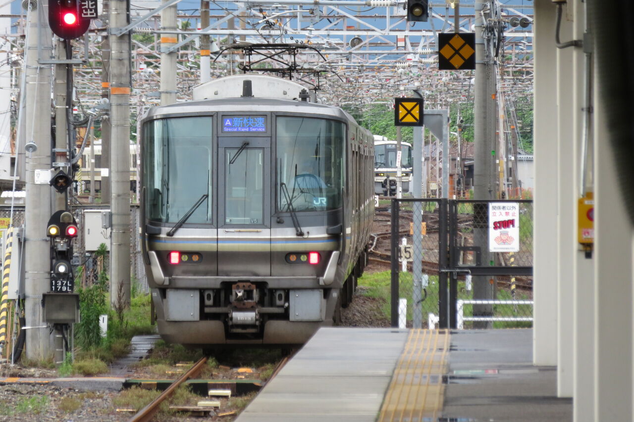 激レア 新快速 木ノ本行き が出現 年7月14日 関西のjrへようこそ