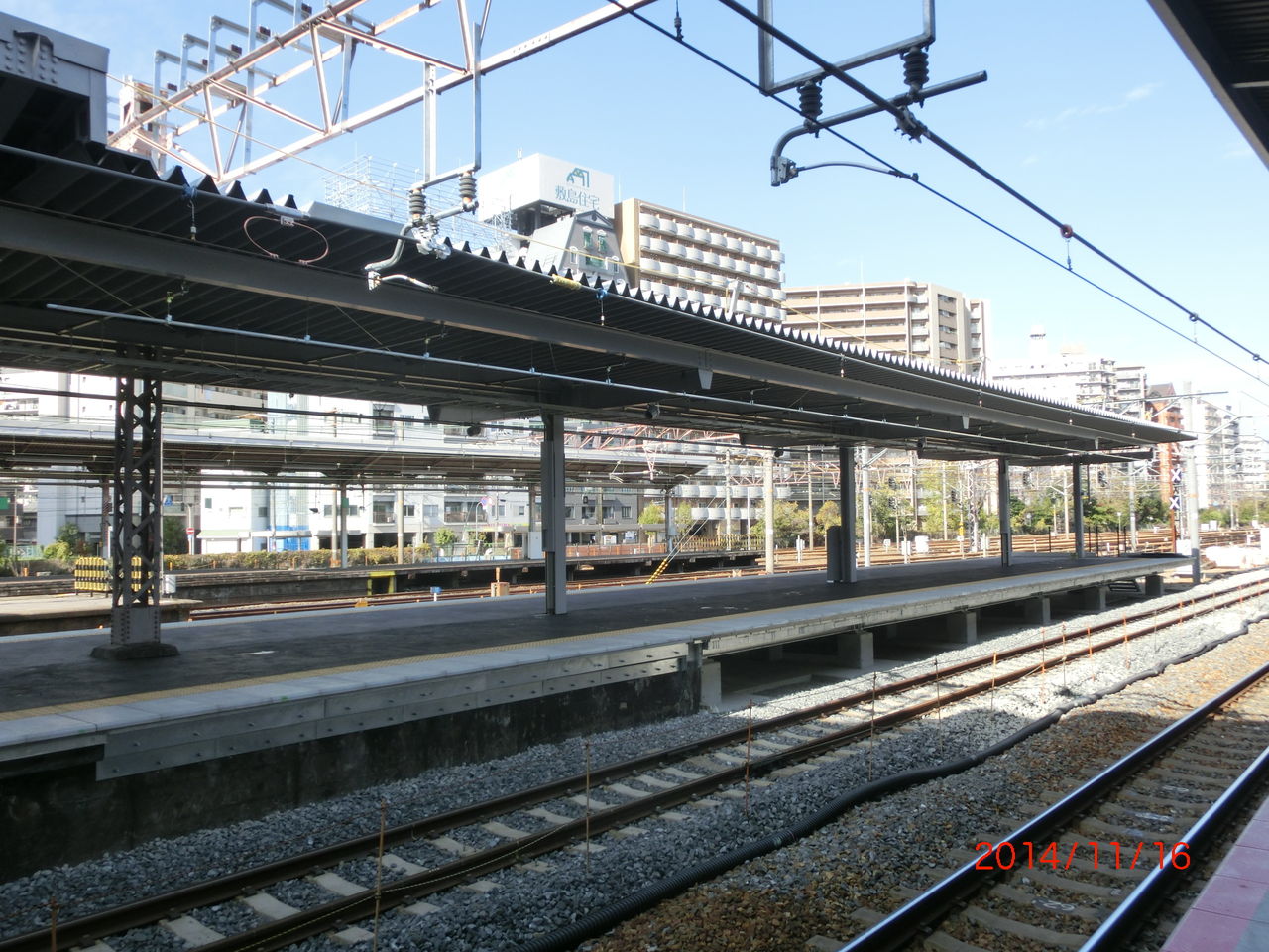 新大阪駅 旧15 16番のりば改装工事 14年11月 Part1 関西のjrへようこそ