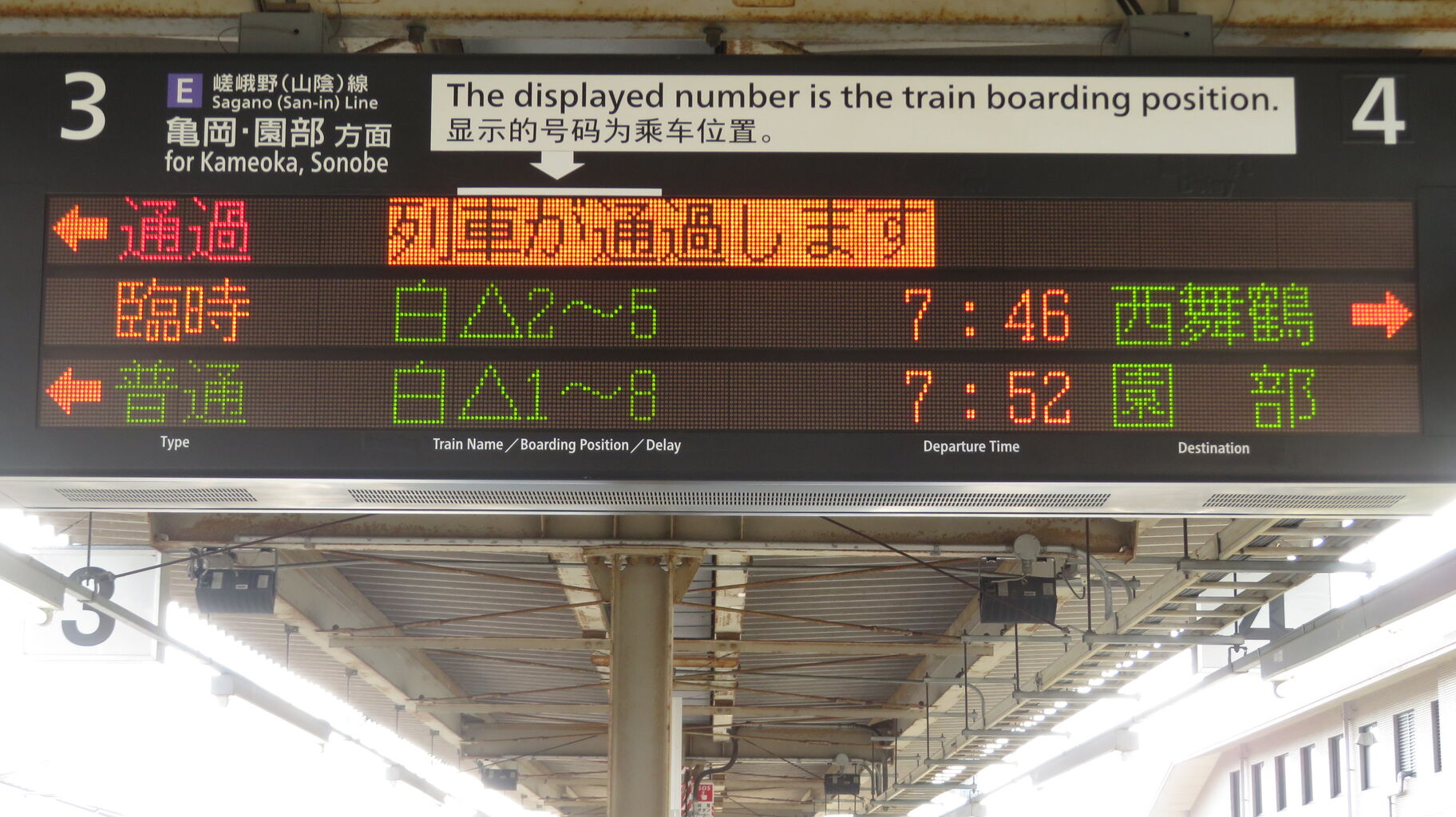 1年に1度だけ】 臨時快速 「西舞鶴行き」 を撮る （京都・二条・円町