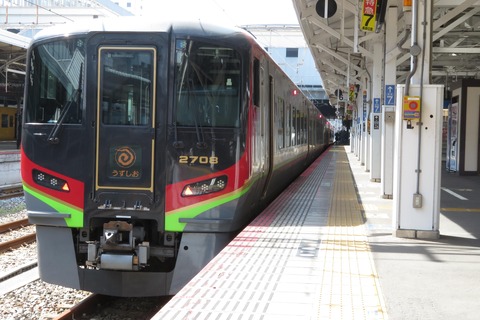 岡山駅で 特急 南風・うずしおの新型車両 「2700系」 を撮る （2020年9月、2021年3月）