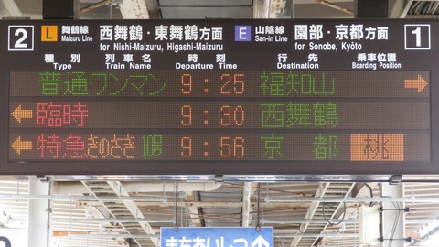 綾部駅で臨時快速 「西舞鶴行き」 を撮る (音楽フェス開催に伴うレアな行き先) 【2026年4月】
