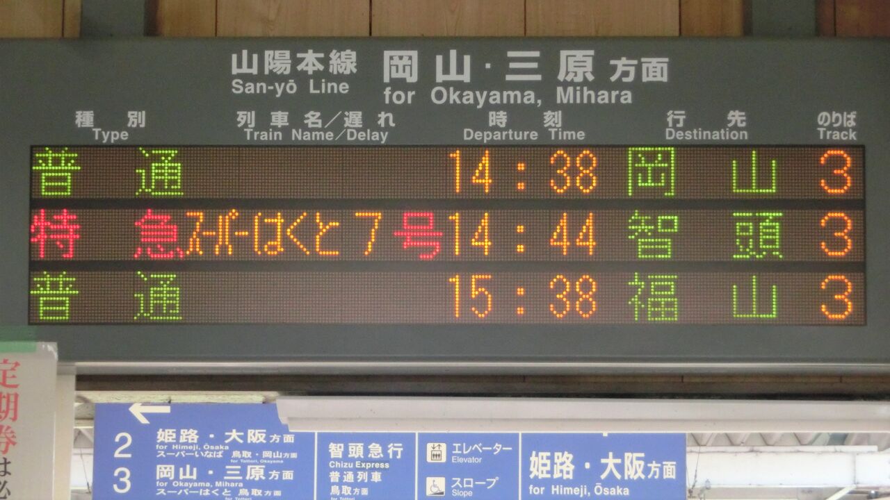 行き先板☆看板☆鉄道☆鳥取、智頭、郡家 鳥鐵駅印の旅 因美線＜鳥取駅― 那岐駅＞・智頭急行編＜智頭駅