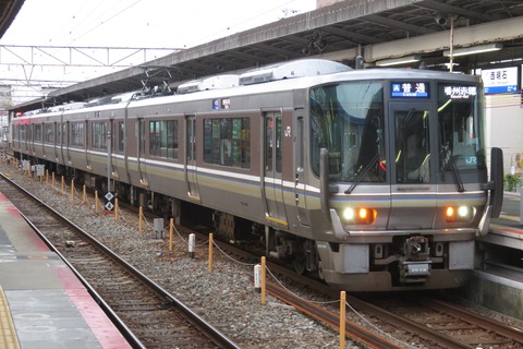 早朝の1本だけ】 西明石駅で4両編成の普通 「播州赤穂行き」 を撮る