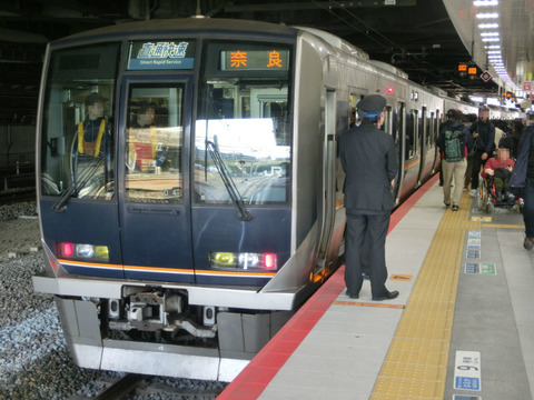 【運行開始】 新大阪駅で 「直通快速 奈良行き」 を撮る （2019年3月16日・17日）