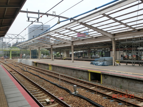 新大阪駅 旧15・16番のりば改装工事(2014年6月) 【Part2】