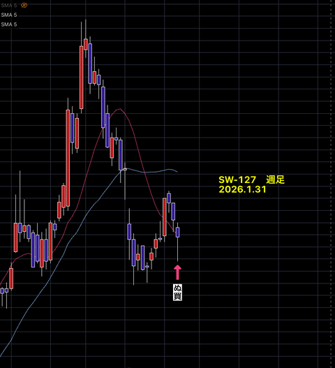 【　SW銘柄　】　　結果報告　　SW-127　　+17.65％　　9営業日