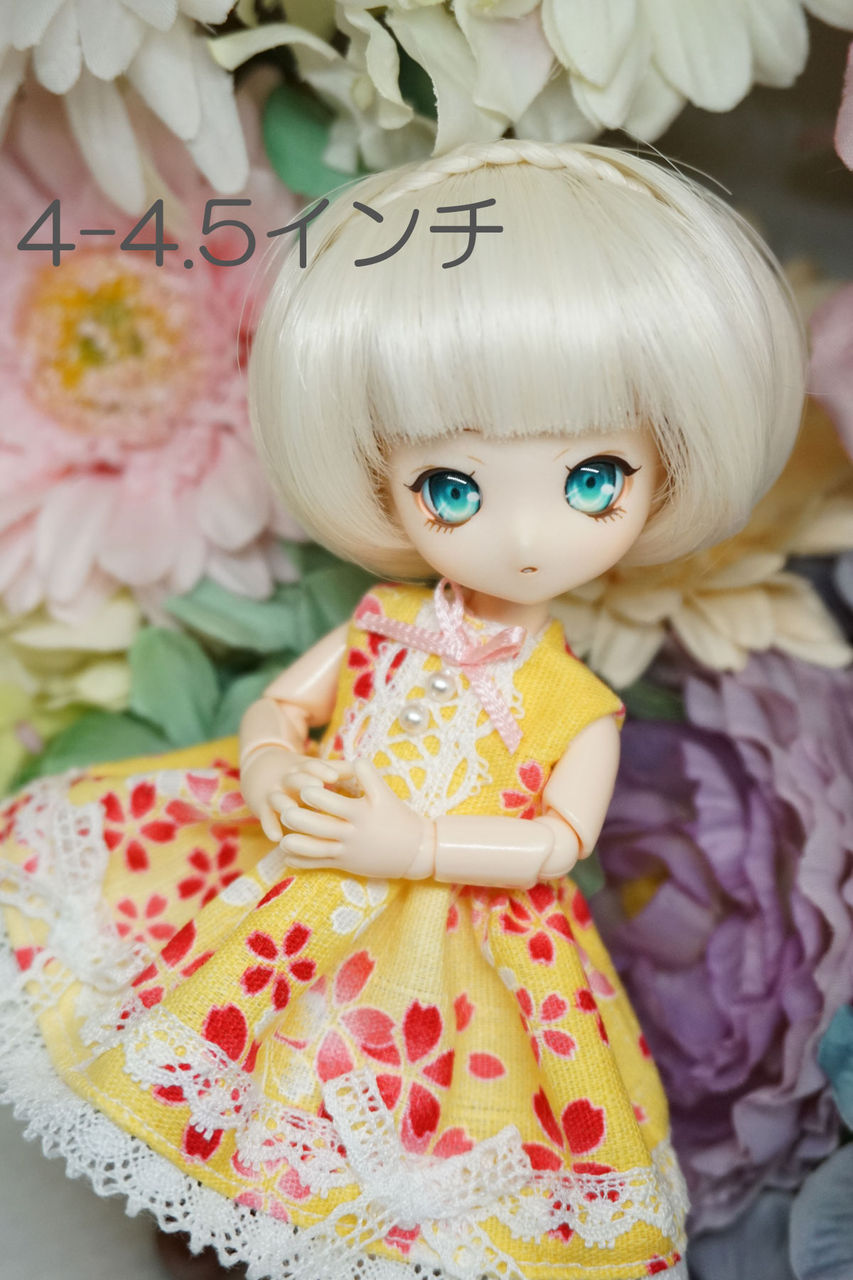 ウィッグのサイズ Satiのドール服制作部屋