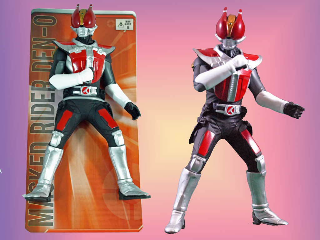 プライズ】仮面ライダー電王 ソフビフィギュア1 ソードフォーム