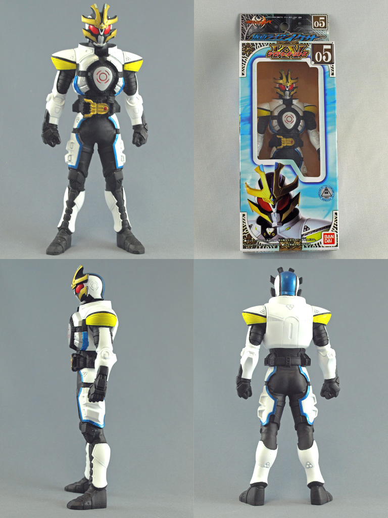 ソフビ 仮面ライダーキバ ライダーヒーローシリーズkv 05 仮面ライダーイクサ さとしの今日のお買い上げ