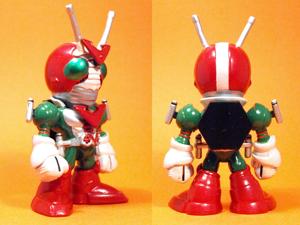 食玩】駈斗戦士仮面ライダーズ クウガ来襲編 仮面ライダーV3 : さとし