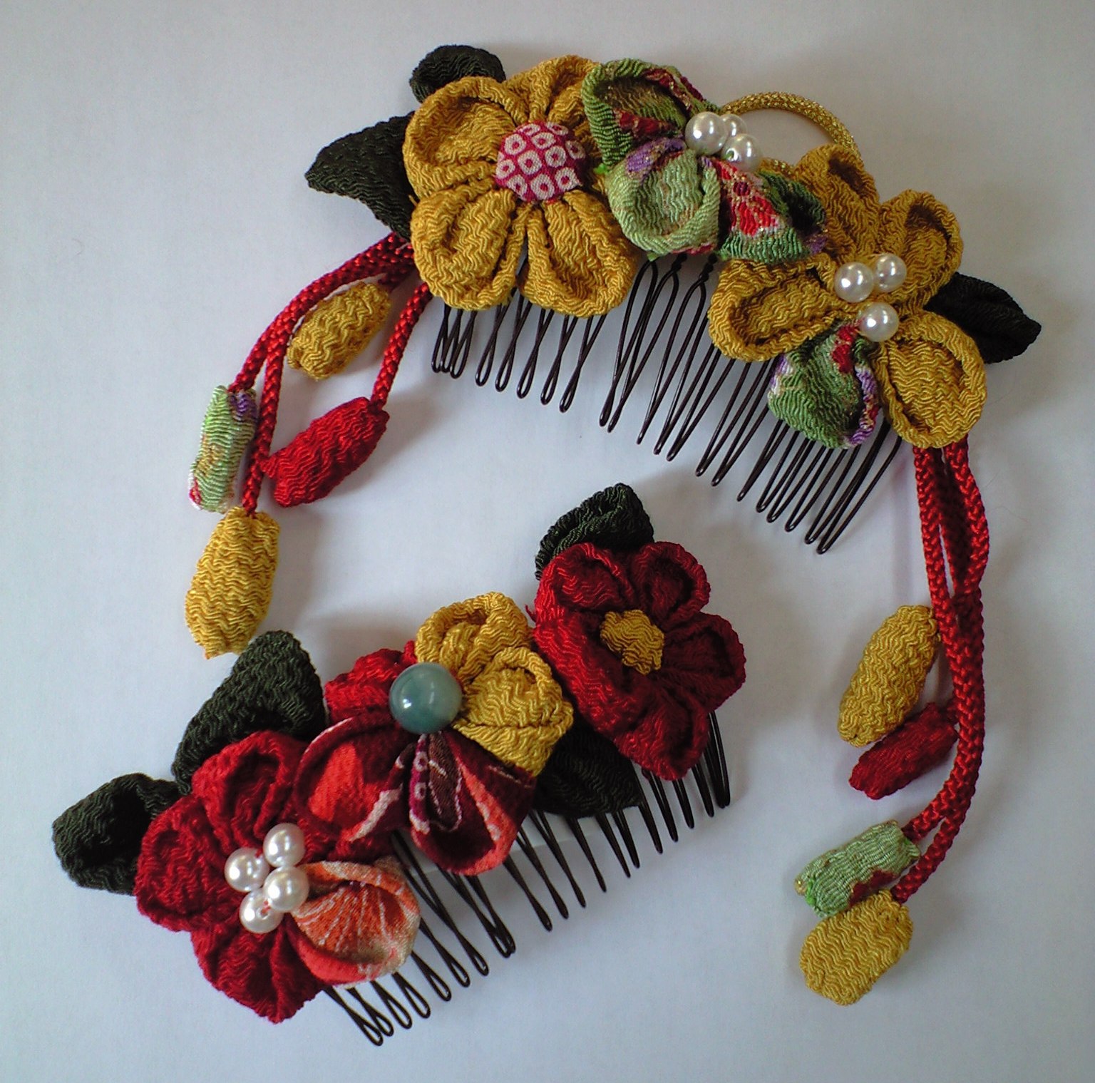 ちりめんの簪 かんざし 佐藤建築企画設計のブログ