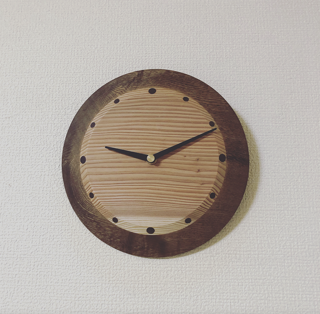 阿部さん作の時計