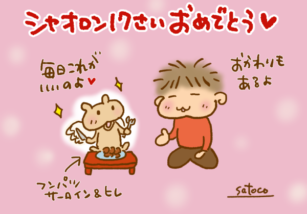 0404シャオロン17歳おめでとう