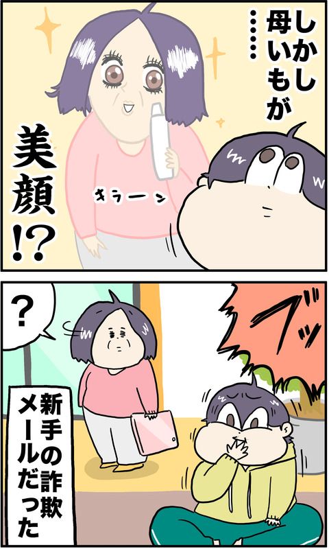 2コマ　詐欺　その２