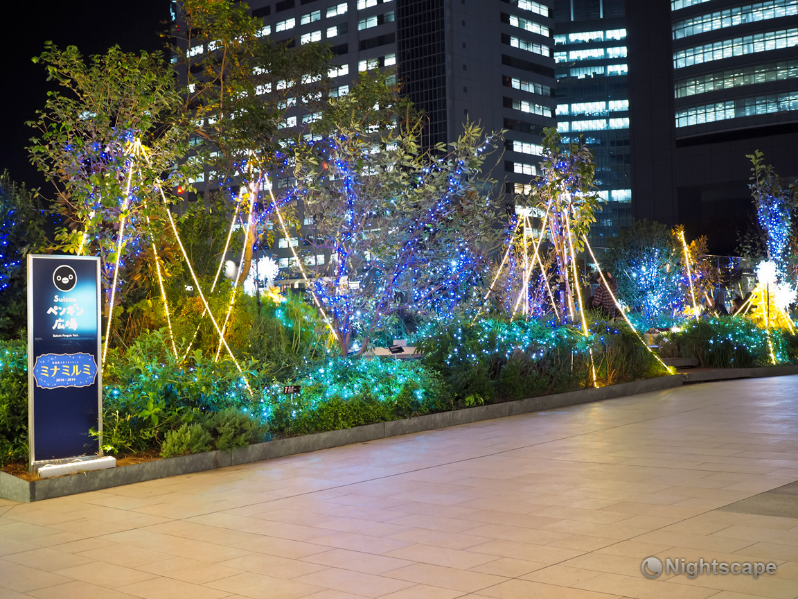 Suicaのペンギン広場 ミナミルミ 18 19 Ver Nightscape 夜景 夕景記録帳