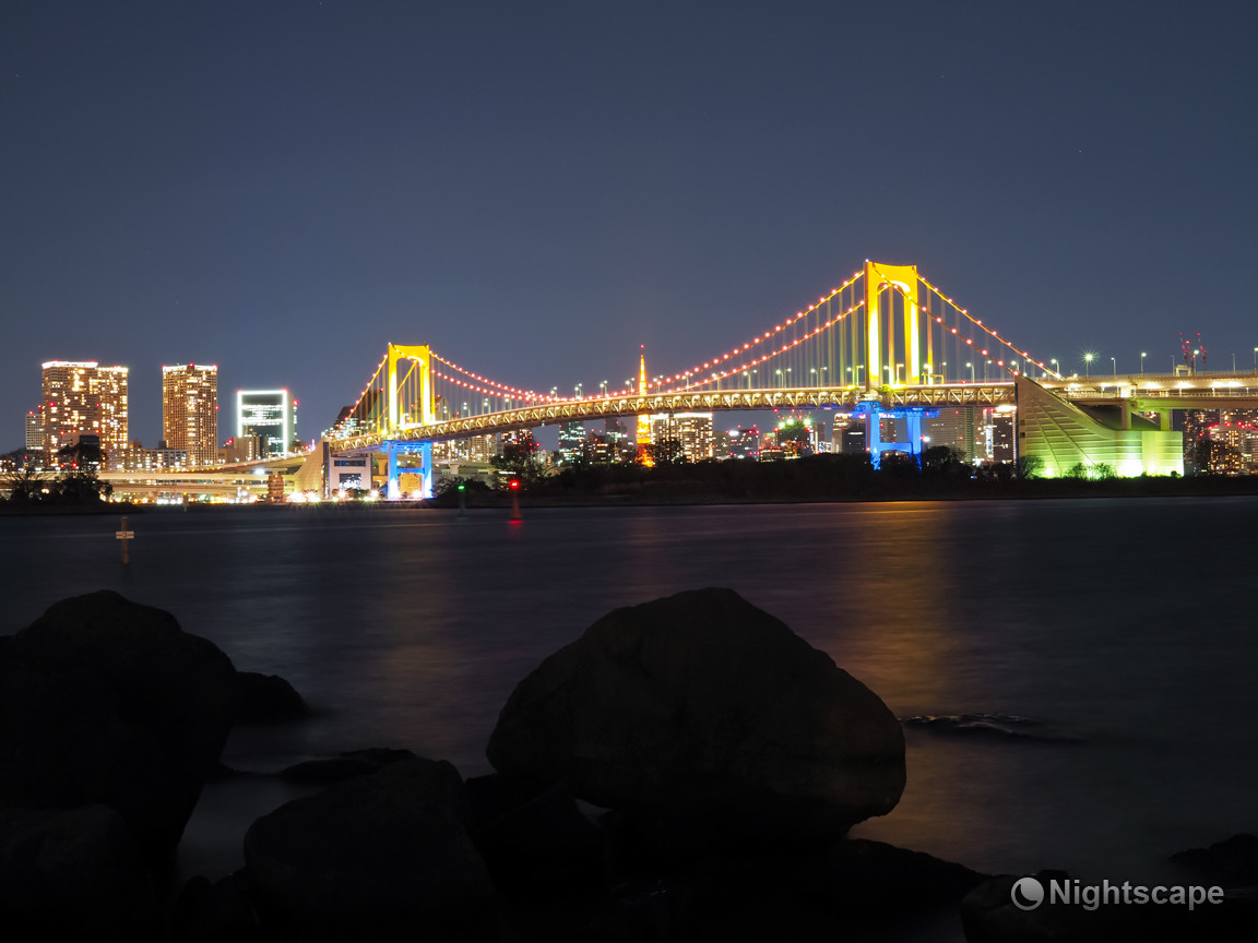 お台場海浜公園西側 7 Nightscape 夜景 夕景記録帳