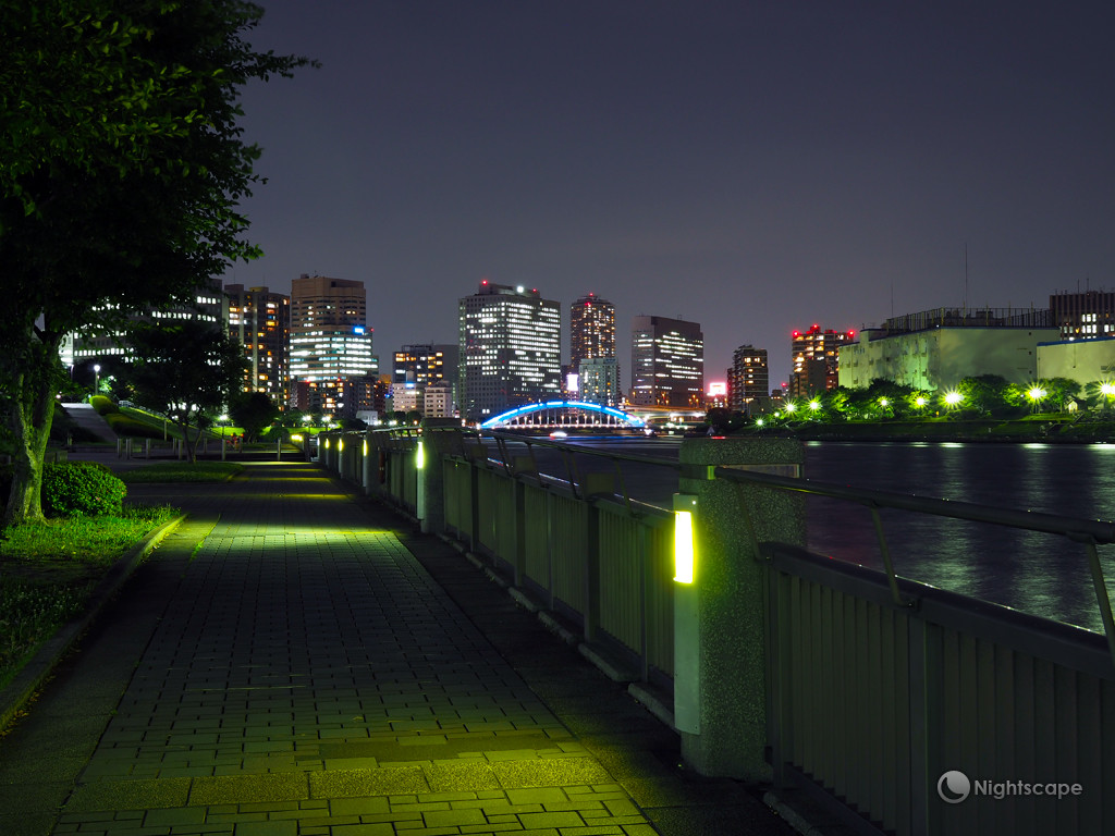 石川島公園 5 Nightscape 夜景 夕景記録帳