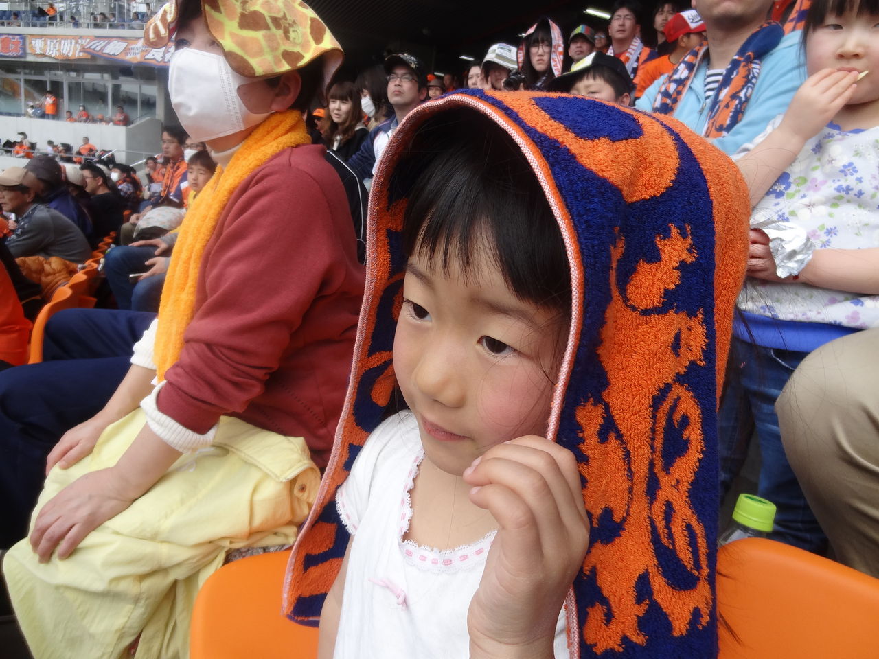 サッカー観戦 花花日和