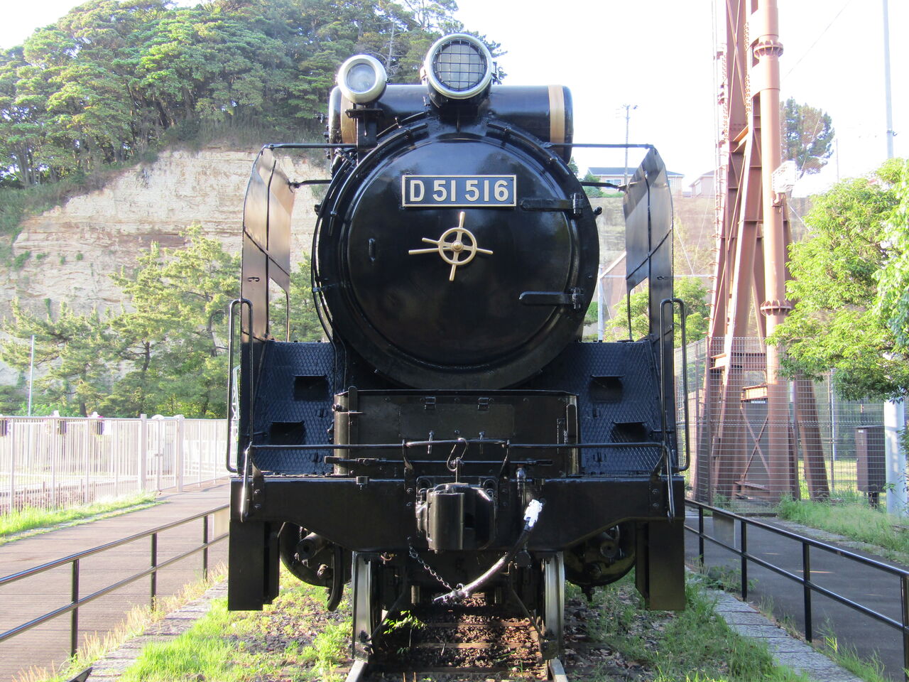 D51 516【神奈川県横浜市本牧市民公園】 : さとぴーの人生と鉄道保存