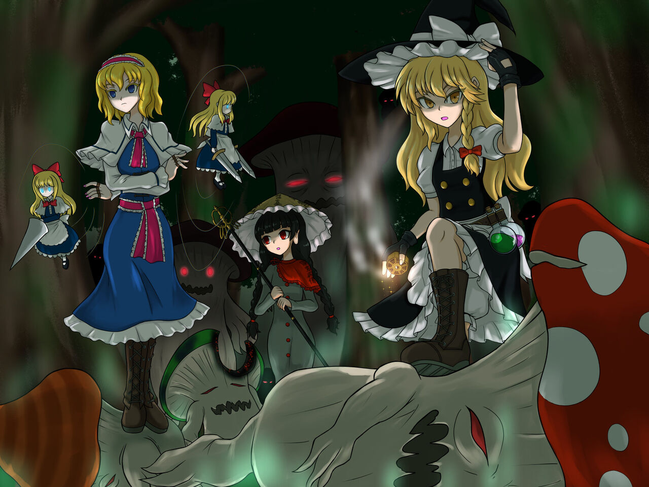 東方 魔理沙 アリス 成美で探索ゲームやりたいよ 東方おねえちゃんまとめ