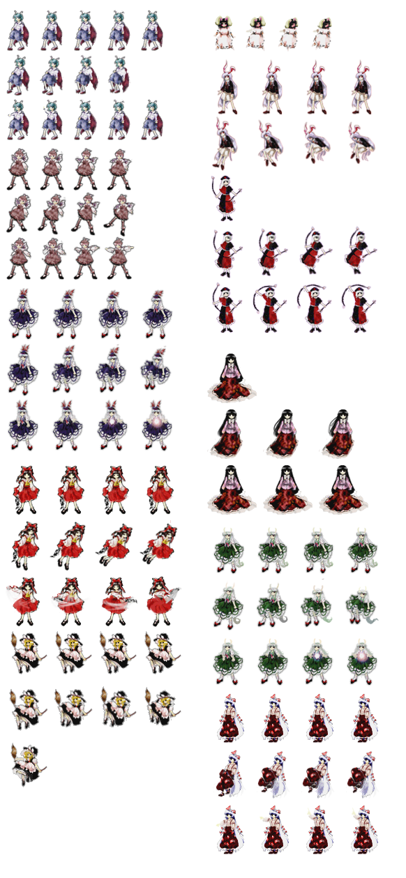 東方 ドット絵のアクション 東方おねえちゃんまとめ