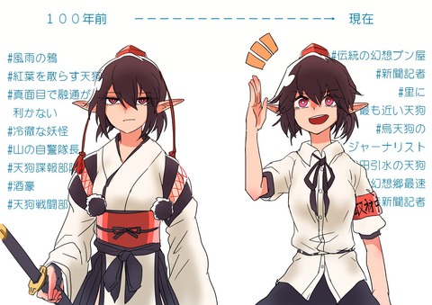 東方 射命丸文の変化 東方おねえちゃんまとめ 東方 射命丸文の変化 東方おねえちゃんまとめ
