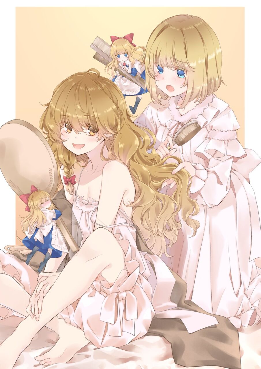 東方 アリス もー魔理沙ったら自分で髪くらいとかしなさいよ 東方おねえちゃんまとめ