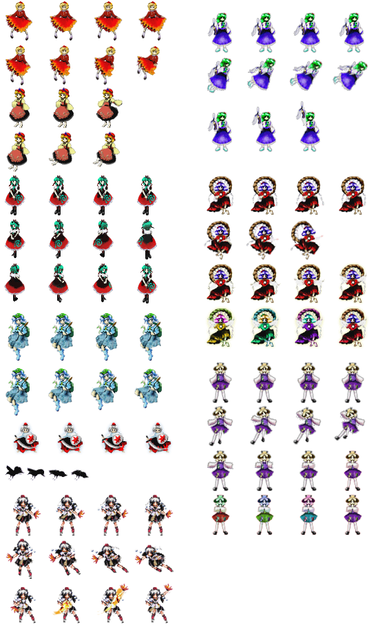 東方 ドット絵のアクション 東方おねえちゃんまとめ