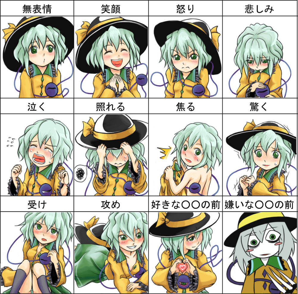 こいしちゃん表情変化 東方おねえちゃんまとめ こいしちゃん表情変化 東方おねえちゃんまとめ