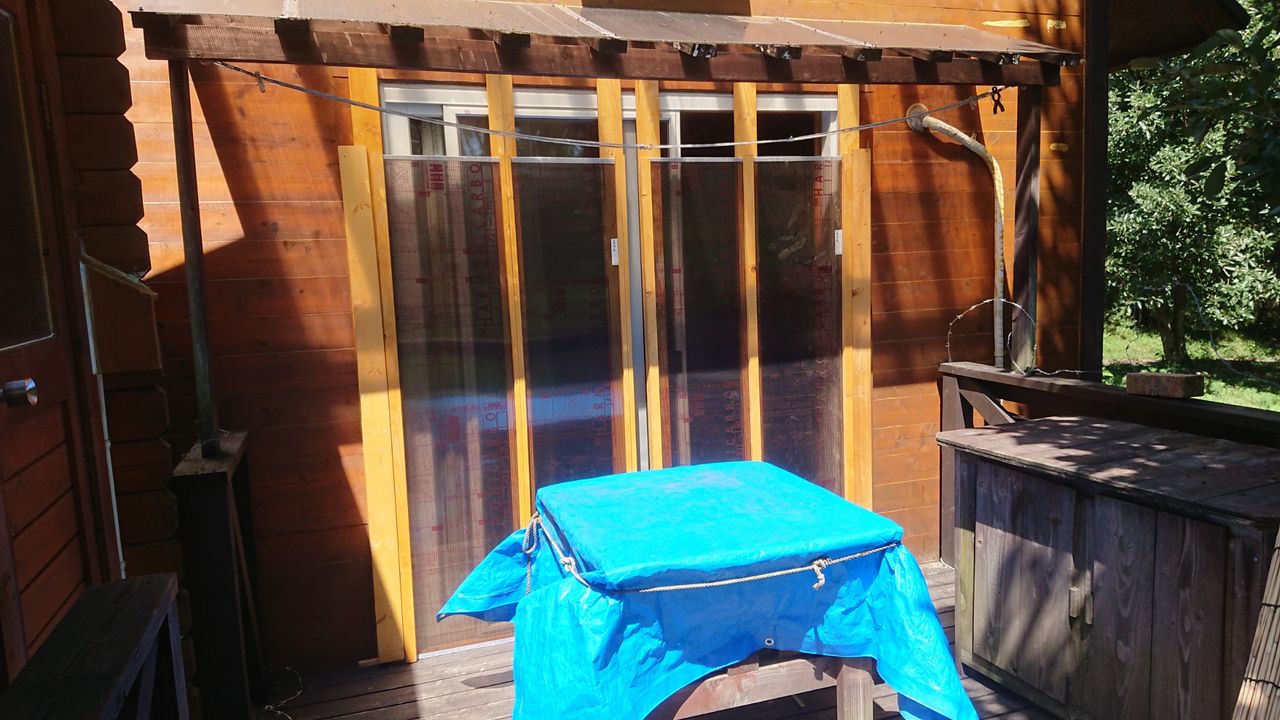 雨戸作りました 森に近い生活 父親の子育て 心理臨床 スキー 剣道 野球